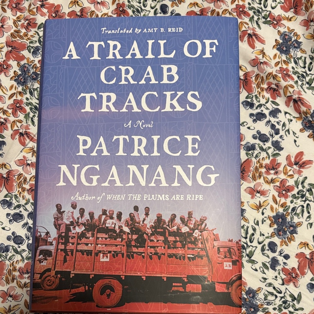 A Trail of Crab Tracks by Patrice Nganang - Blue Cover